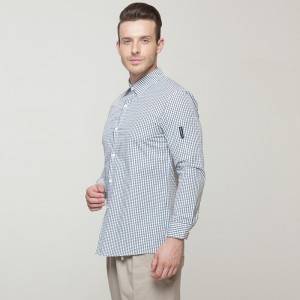 Polyester Cotton Classic Long Sleeve Slim Fit waiter uniform Shirt CM195C8400H