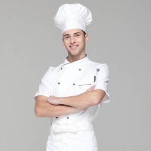 China Cheap price China Chef Jackets with Laterality Placket 813301