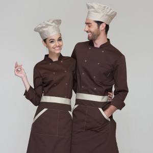 Online Exporter China French Shoulders Chef Uniform 810301