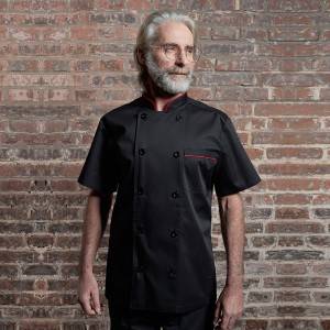 Classic Double Breasted Short Sleeve Chef Coat For Hotel And Restaurant CU104D0106E