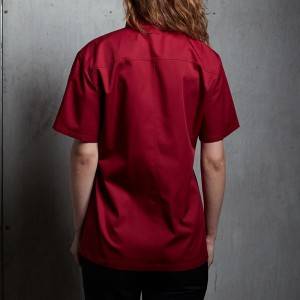 Classic Double Breasted Short Sleeve Chef Coat For Hotel And Restaurant CU104D0401E