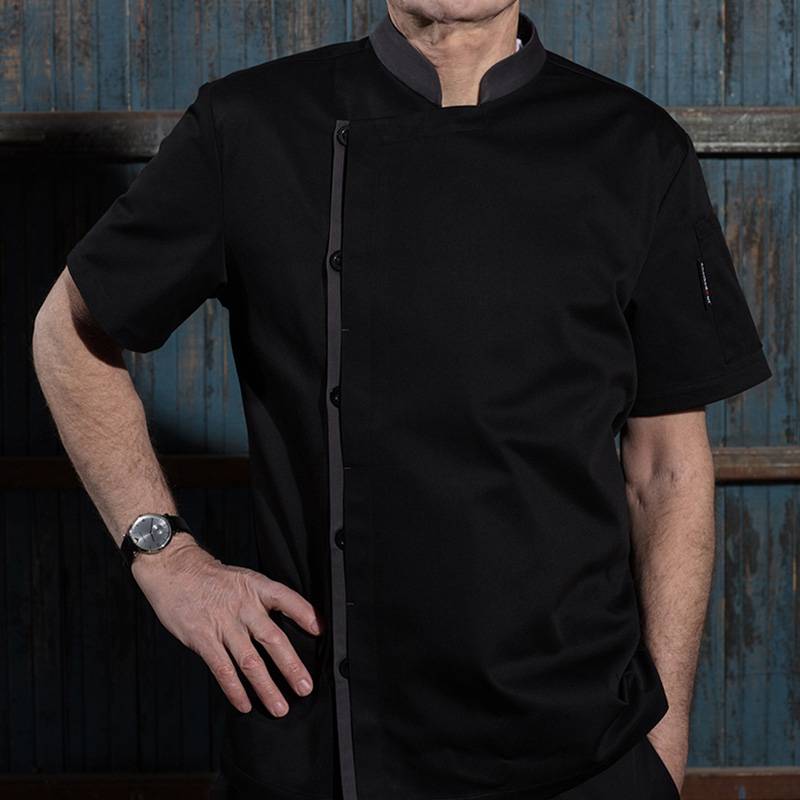 China Cheap price Chinese Chef Clothes Manufacturer - Classic Single Breasted Match Color Short Sleeve Chef Jacket For Hotel And Restaurant U108D0105A – CHECKEDOUT