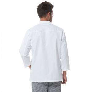Low MOQ for Hotel Bakery Kitchen Jacket Canteen Cook Coat