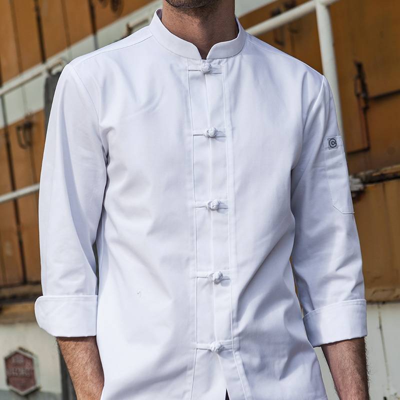 New Fashion Design for Chef Double Breasted Jacket - SINGLE BREASTED 3/4 SLEEVE CHEF JACKET FOR HOTEL AND RESTAURANT CU129Z0200A – CHECKEDOUT