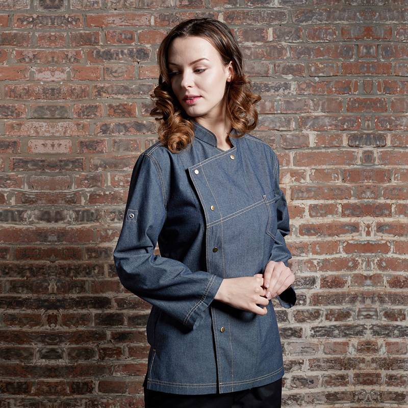Factory Promotional Hospitality Uniform Producer - Adjustable Sleeve Fashion Design Chef Jacket For Hotel And Restaurant CU147T041000T-2 – CHECKEDOUT