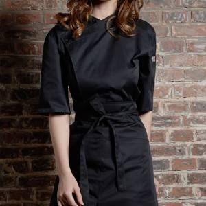 Reliable Supplier China Hotel Polyester Chef Uniform Waiter Uniform with Apron
