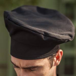Poly Cotton Black Chef Hat CU404S0100A