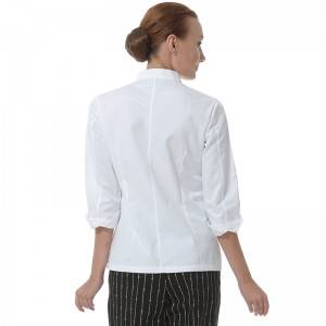 Double Breasted Long Sleeve Chef Jacket For Hotel And Restaurant CW104C0200A
