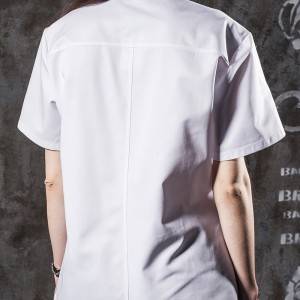 Top Quality China Custom White Long Sleeve Cotton Fitness New Model Cheap Double Breast Chef Uniform