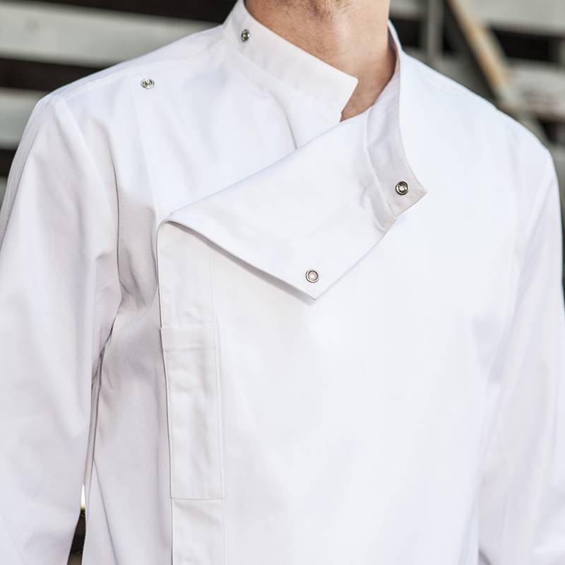 Factory source Premium Quality Hotel Uniform - Classic Single Breasted Long Sleeve Chef Jacket For Hotel And Restaurant CU109C0200C – CHECKEDOUT