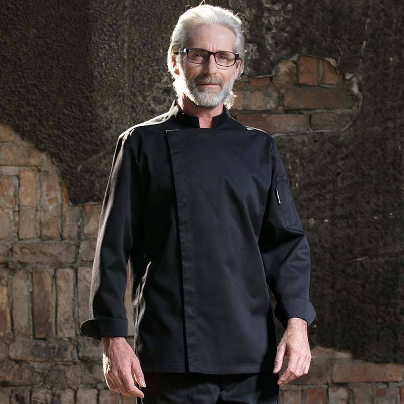 Best-Selling Polyester Chef Clothing - Hidden Placket Long Sleeve Fashion Design Chef Jacket For Hotel And Restaurant  CU155C0100A – CHECKEDOUT