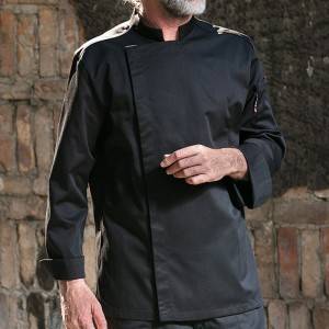 Hidden Placket Long Sleeve Fashion Design Chef Jacket For Hotel And Restaurant  CU155C0100A