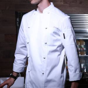 Double Breasted Long Sleeve Classic Design Chef Jacket For Hotel And Restaurant CU156C0200C