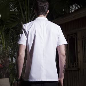Hot New Products China Short Sleeve Chef Jackets with Laterality Placket 813301