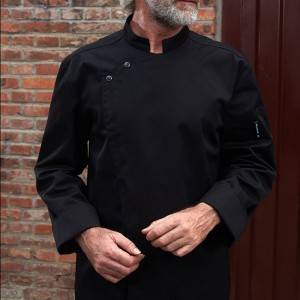 Good Quality Chef Clothes Wholesaler - Stand Collar Long Sleeve Hidden Placket Chef Jacket For Hotel And Restaurant U166C0100C – CHECKEDOUT