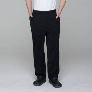 Unisex constructed poly chef pants for kitchen work U202C0100K