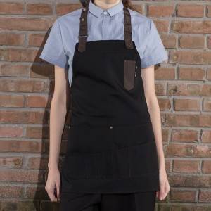100% Original Factory China Personalized Printed Canvas Apron with Adjustable Strap