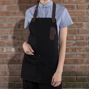 100% Original Factory China Personalized Printed Canvas Apron with Adjustable Strap