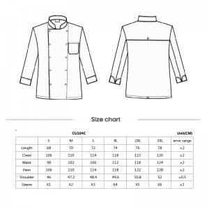 Professional China China Fashion Cheap Jacket Coat Design Kitchen Chef Uniform for Women