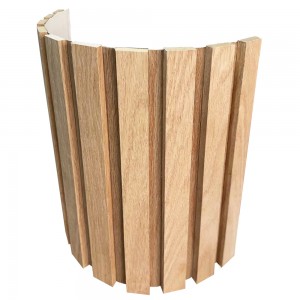 veneer surface Flexible battened panel for wall decoration and furniture