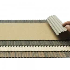 Flexible Solid Wood Wall Panel High Density Technical Wood with Kraft Paper Cladding Back for Interior and Exterior Decoration
