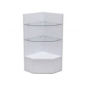 SCPC pentagon corner case (glass shelves)