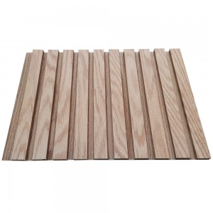 veneer surface Flexible battened panel for wall decoration and furniture