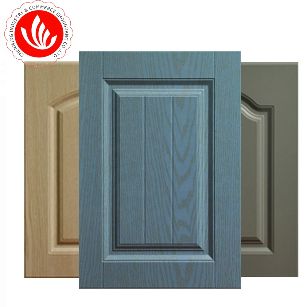 Professional China White Door Skin - Fancy Design PVC laminate / painted mdf kitchen cabinet doors – Chenming