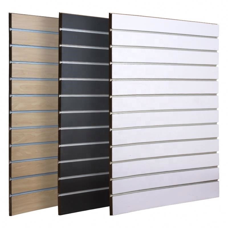 Wholesale Mirror Slatwall - PVC film coated MDF slatwall panel – Chenming