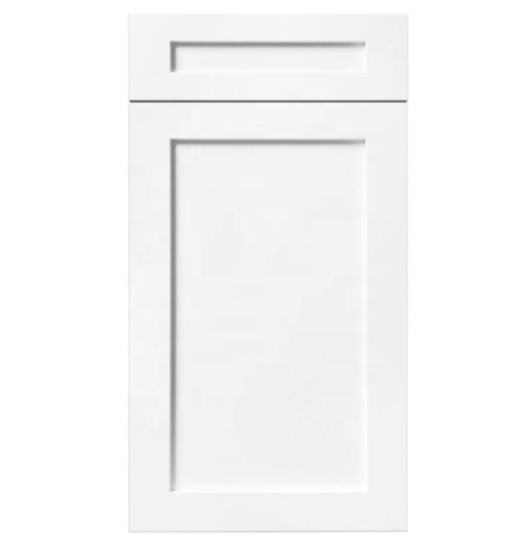 pvc painted Kitchen cabinet shaker door