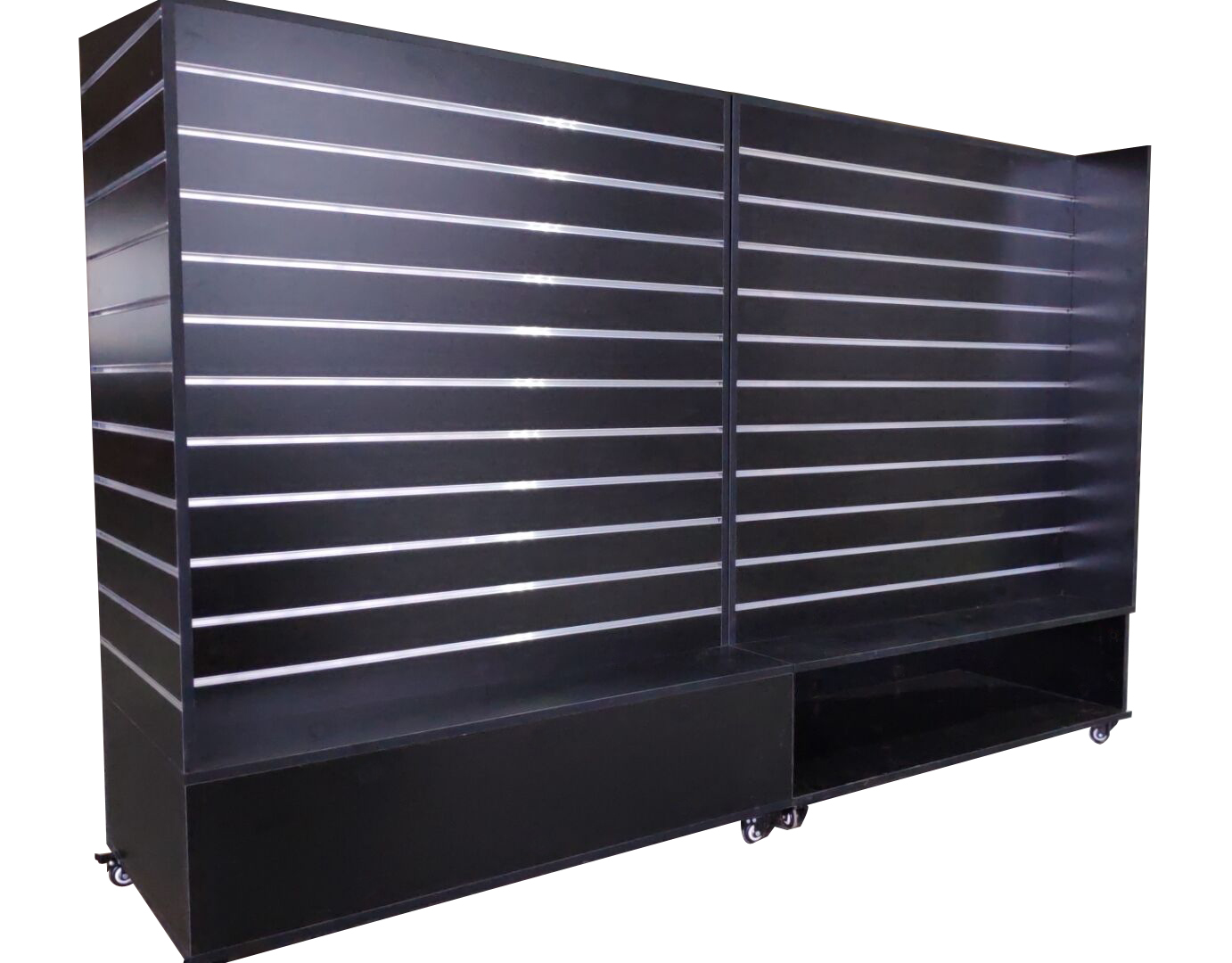 Cheap Price Display Shelves - Modern gondola / mdf slatwall display – Chenming