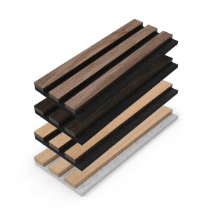 Acoustic wooden wall panels soundproof wood slat acoustic wall panels acoustic panels