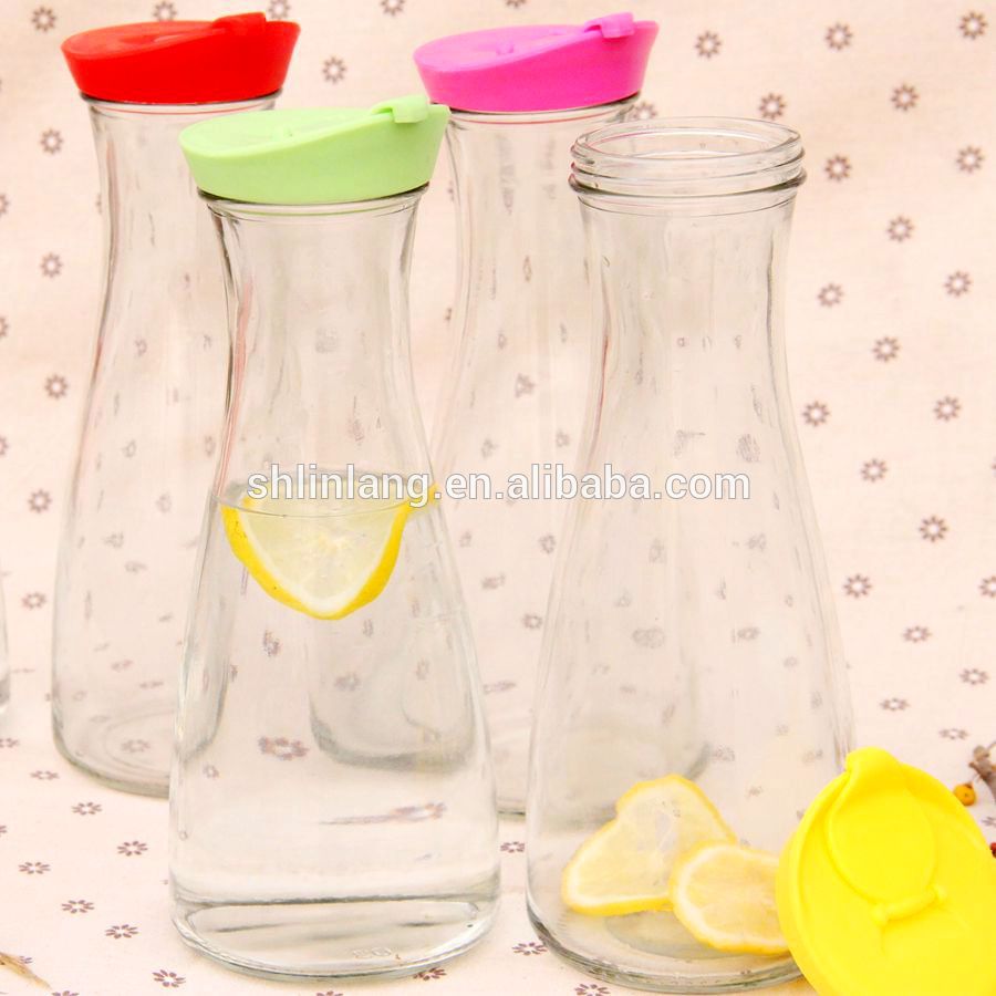 oversize glass bottle lemon water glass bottle