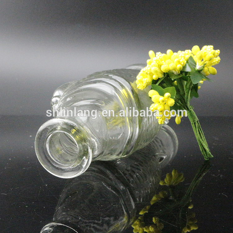 Fancy Clear Fish Shaped glass vase Shaped For Decoration