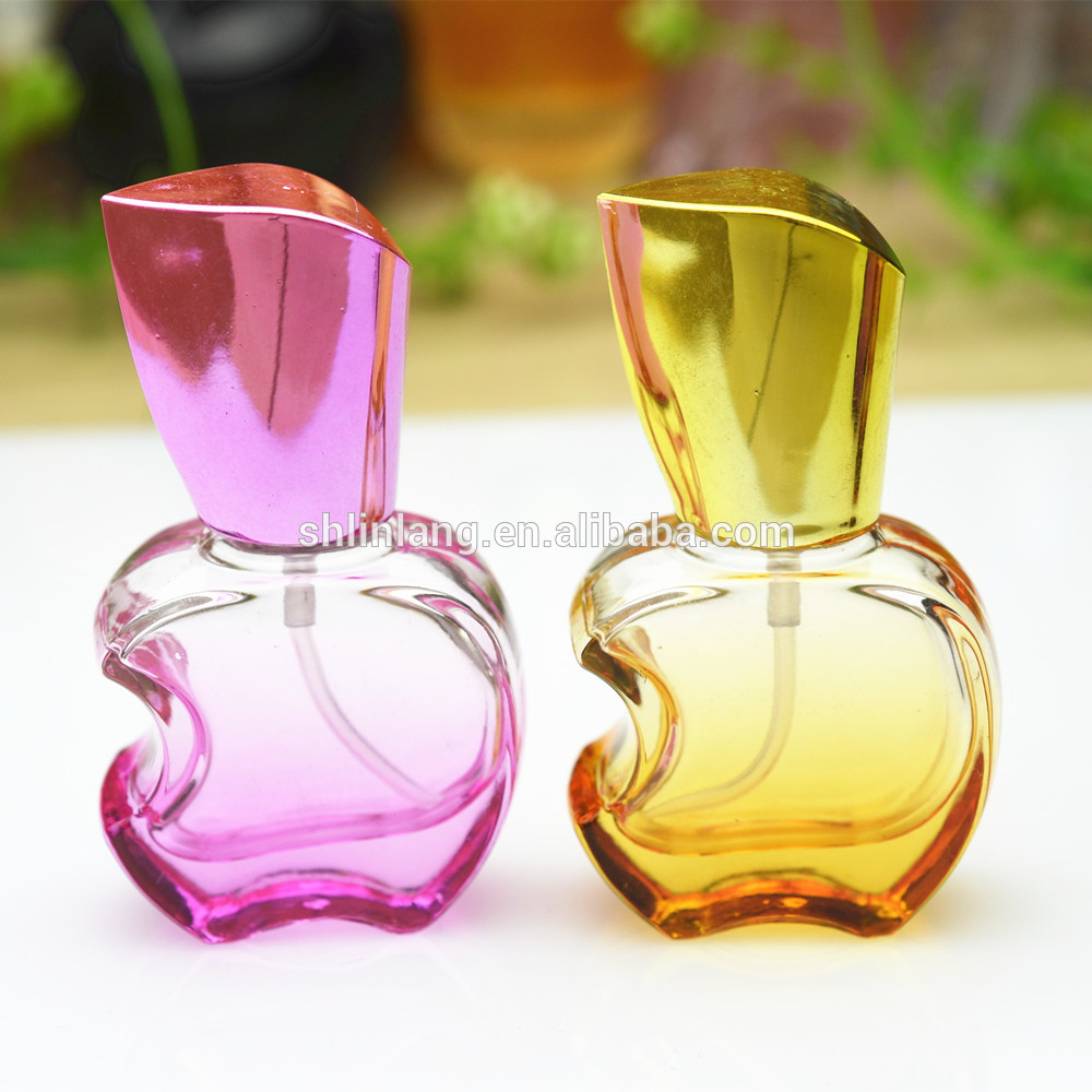SHANGHAI LINLANG Wholesale Beautiful Brand Custom Glass Perfume Bottle