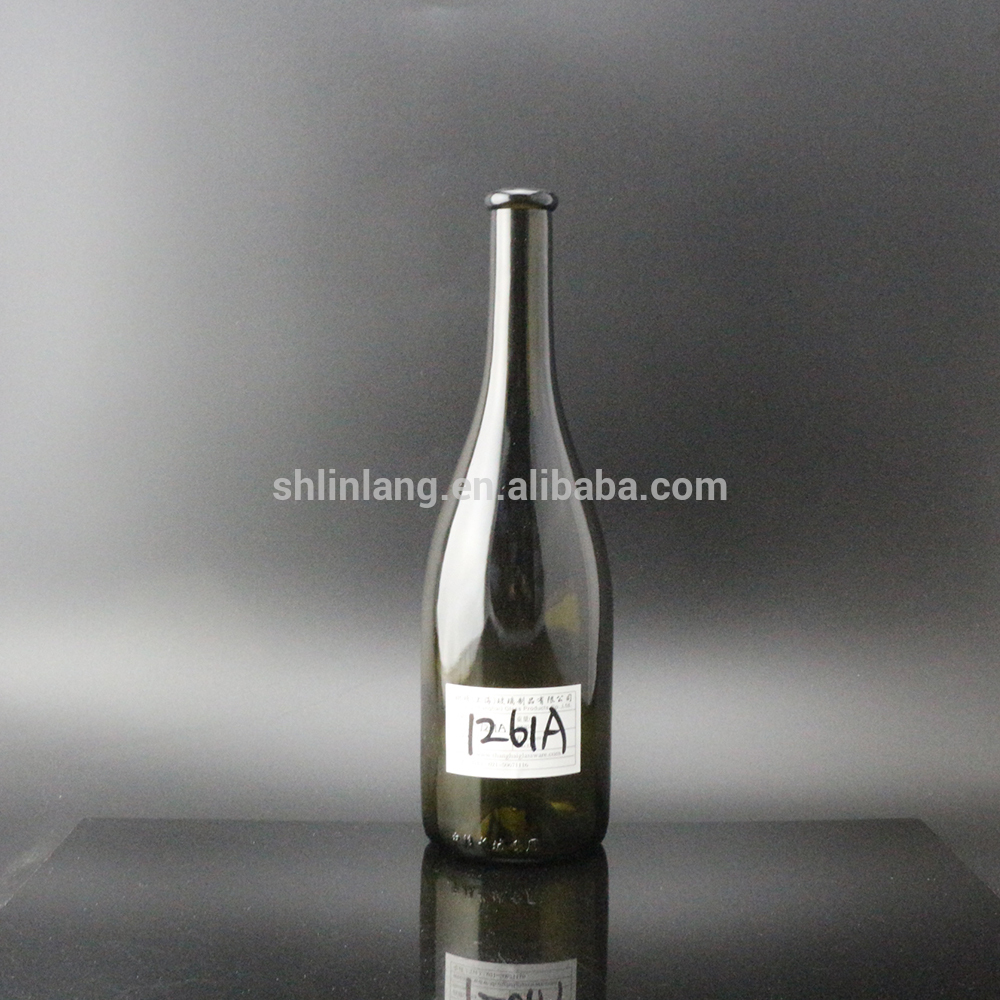Shanghai Linlang wholesale classical Burgundy factory price in stock 750ml wine bottle glass
