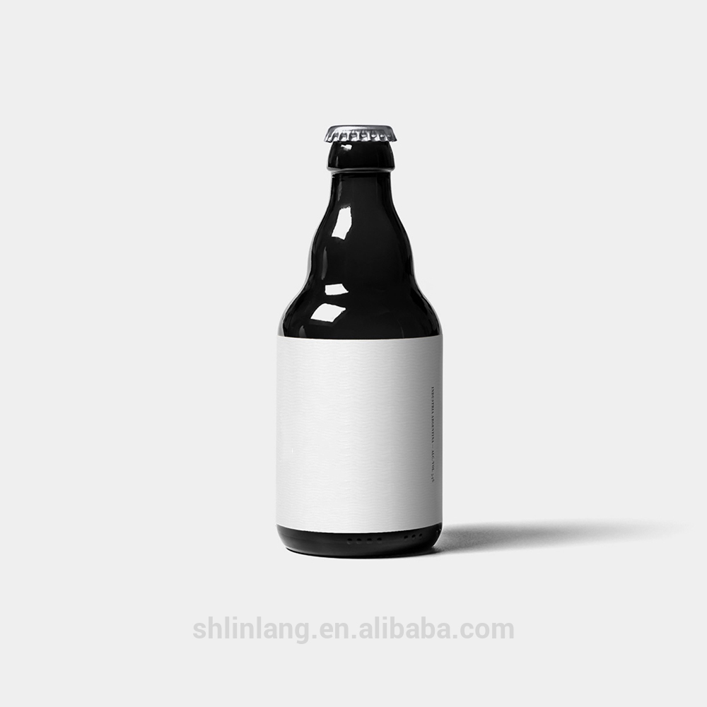 Shanghai linlang Crown and Cork and Swing Top Cap Amber beer bottle