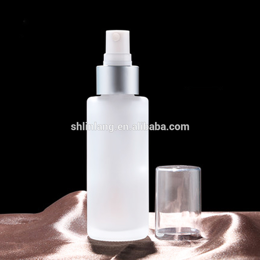 shanghai linlang 2017 Hot sales 5g 15g 20g 30g 50g 100g clear frosted glass cosmetic cream jar