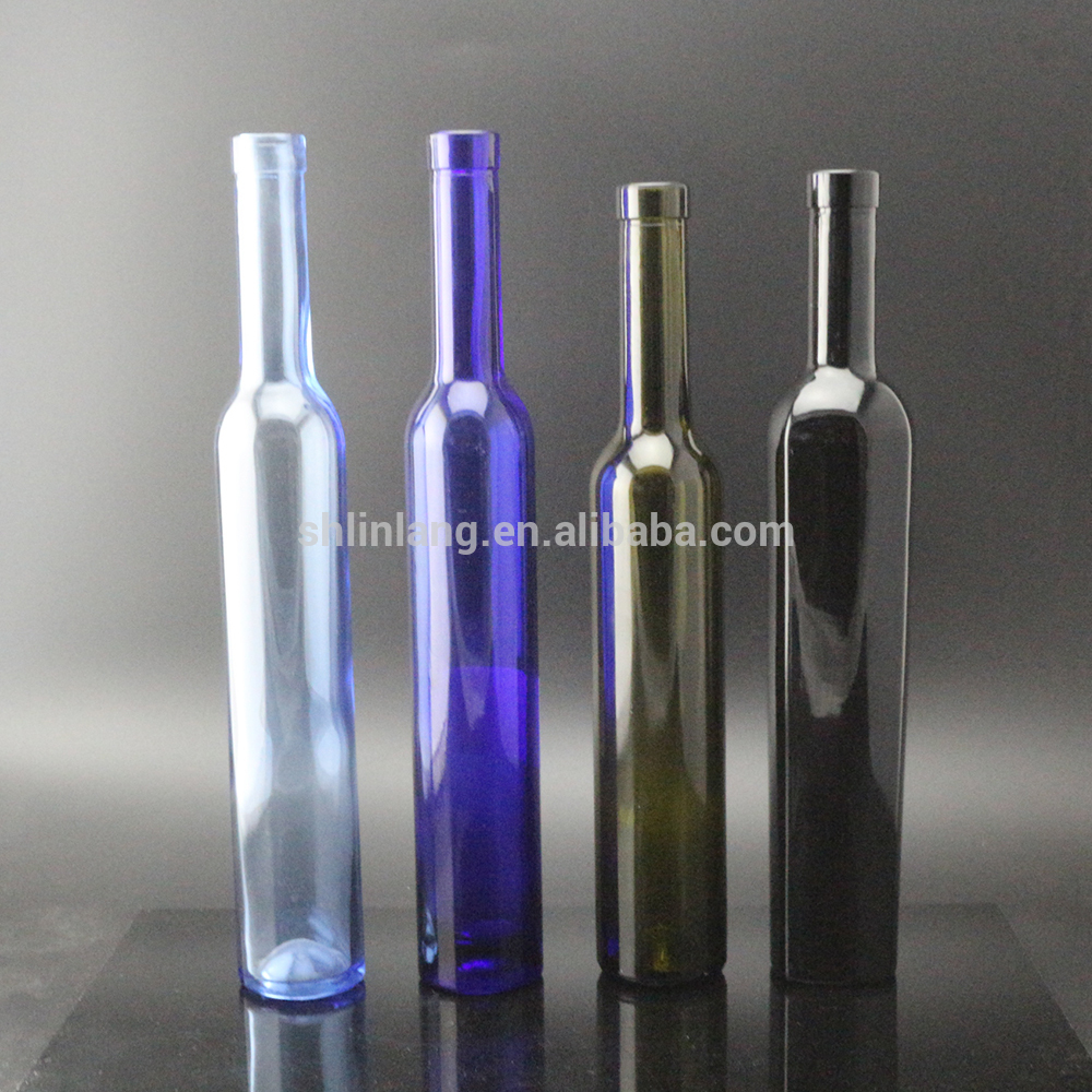 Shanghai Linlang Wholesale glass colourful ice wine bottle