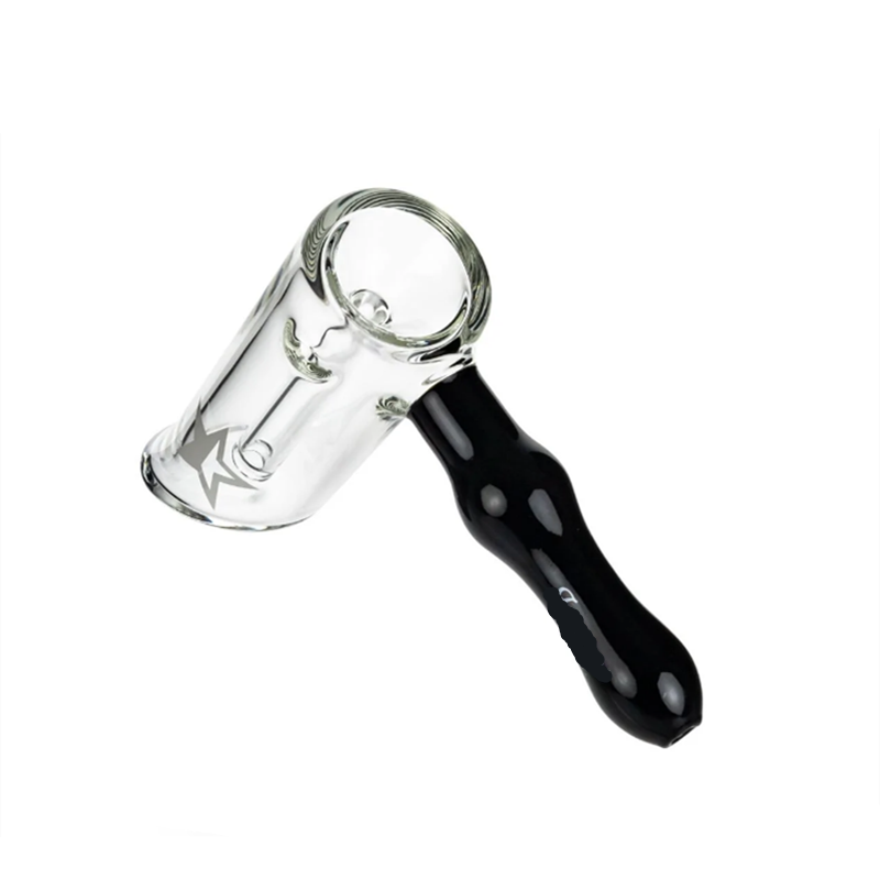linlang shanghai straight hammer herb bubbler tobacco somking water spoon hand pipe Featured Image