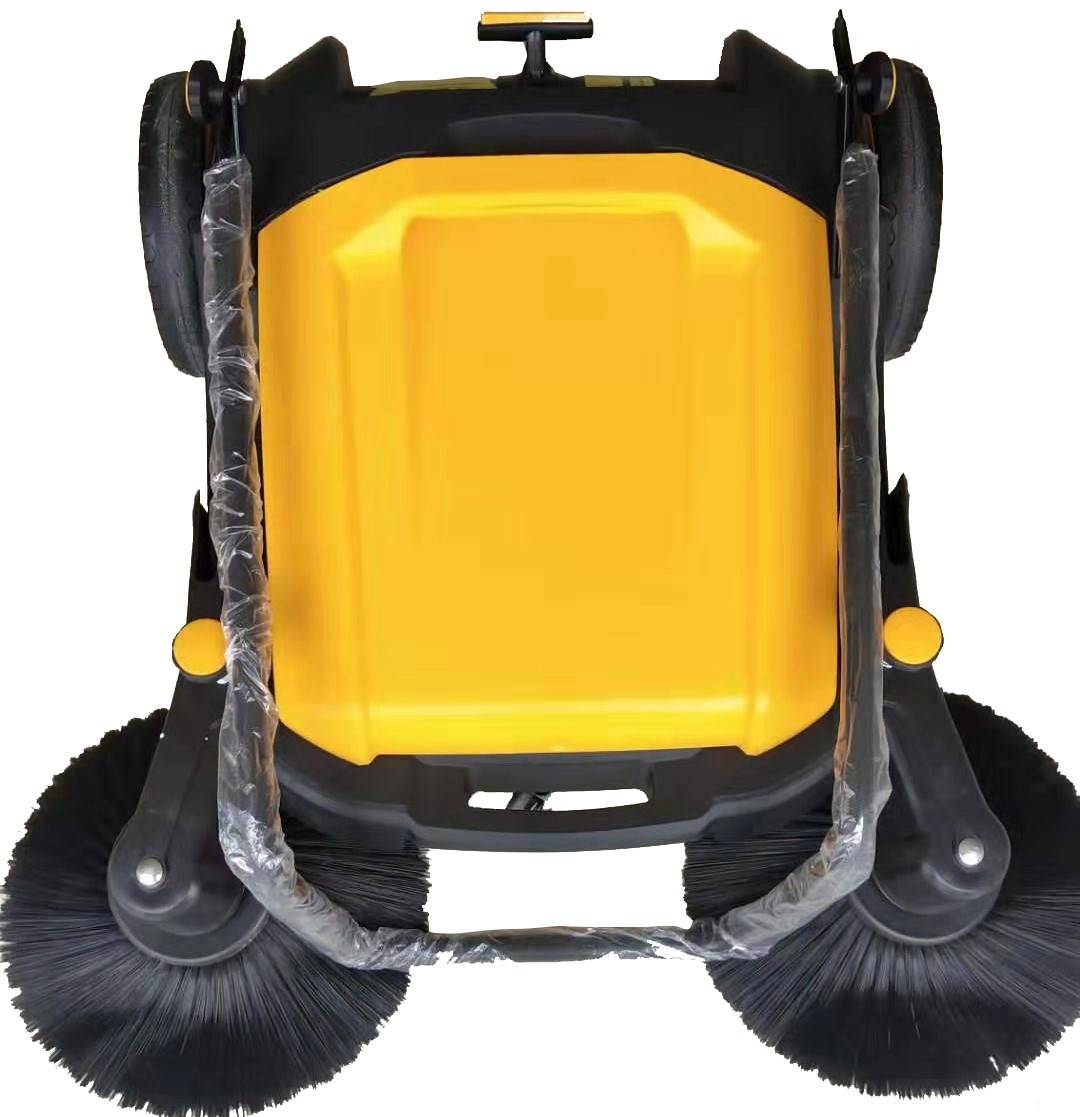 Chinese wholesale Floor Spring Production Solution - Yellow manual push sweeper machine – Aqua