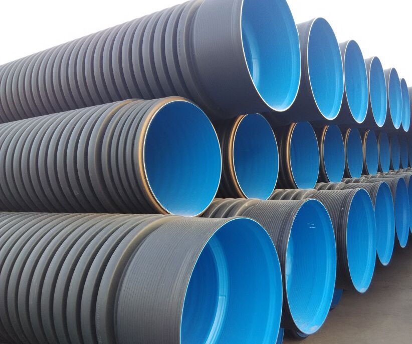 Underground HDPE pipe plastic drainage pipe 400mm double wall