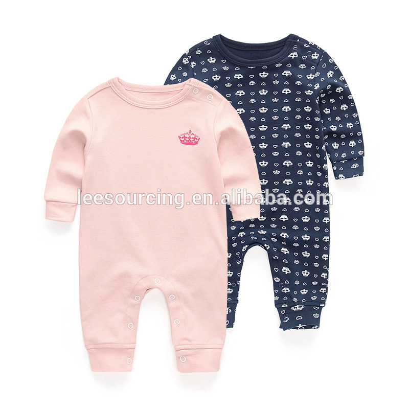 factory Outlets for Clothing Set For Boys - Wholesale long sleeve 100% cotton baby romper jumpsuit – LeeSourcing