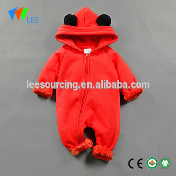 Factory source Kids Coats Girls - baby fleece cotton playsuit hoodie romper – LeeSourcing