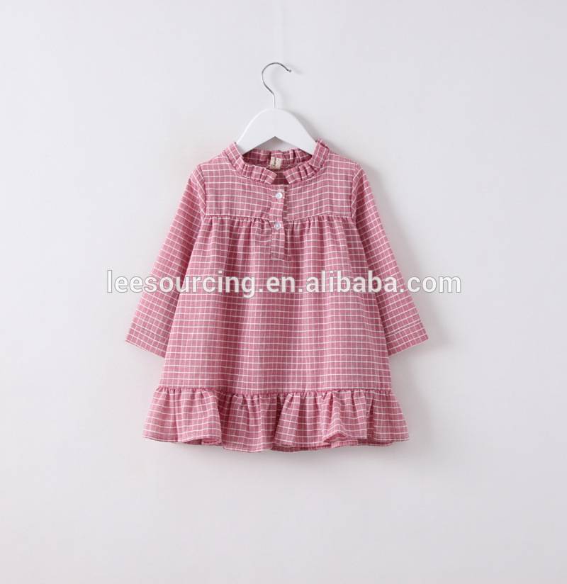 Children Cotton empire-waist shirts Girl shirt dress