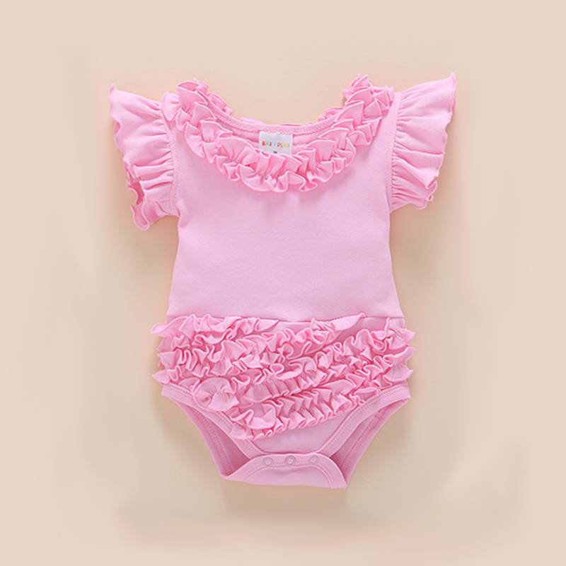 Factory source Girl Baby Sets - Wholesale baby romper cotton short sleeve one piece bodysuit – LeeSourcing