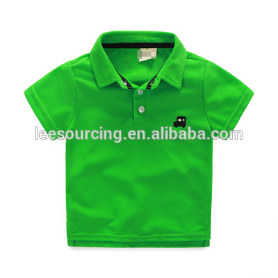 Kids clothes custom polo shirt design cute baby boys polo t shirt
