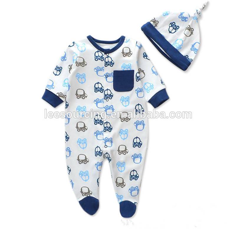 High quality 100% cotton newborn baby clothes clothing set