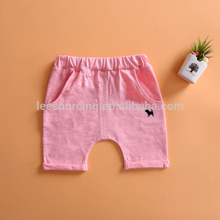 Candy Solid Colors 100% Pambuk Baby Girl Shorts pantallona