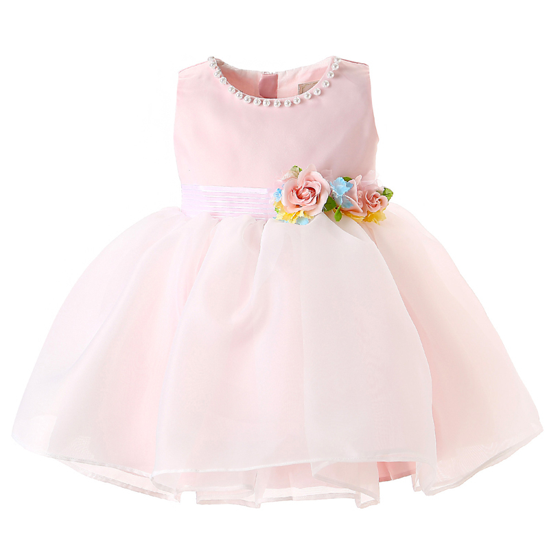 Factory Wholesale Children's Boutique Clothing Elegant High Quality Lace Kids Puffy Party Dress